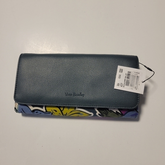 Vera Bradley NWT Falling Flowers RFID Audrey Wallet. - Picture 15 of 15